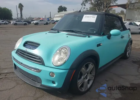 2007 Mini Cooper S z USA, uszkodzony, nr VIN WMWRH33537TL94656